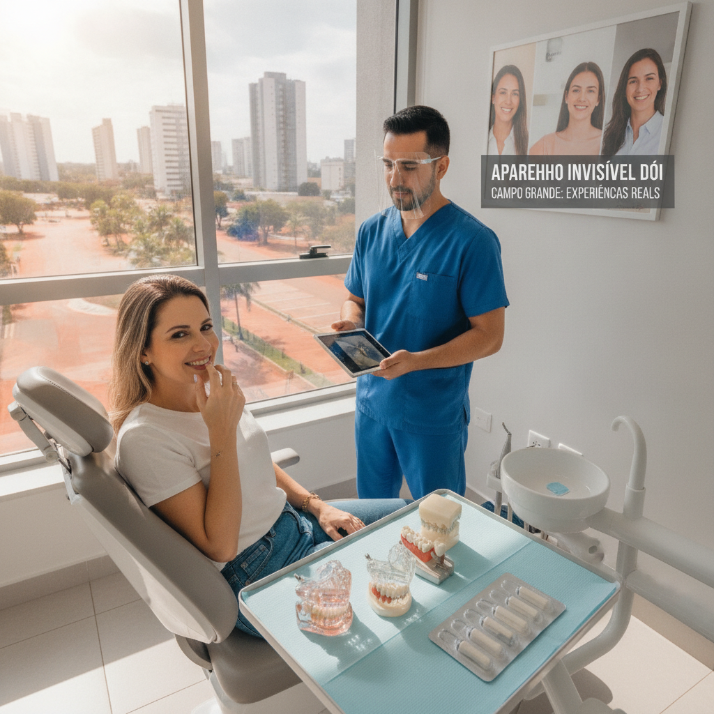 Aparelho Invisível Dói? Experiências em Campo Grande MS