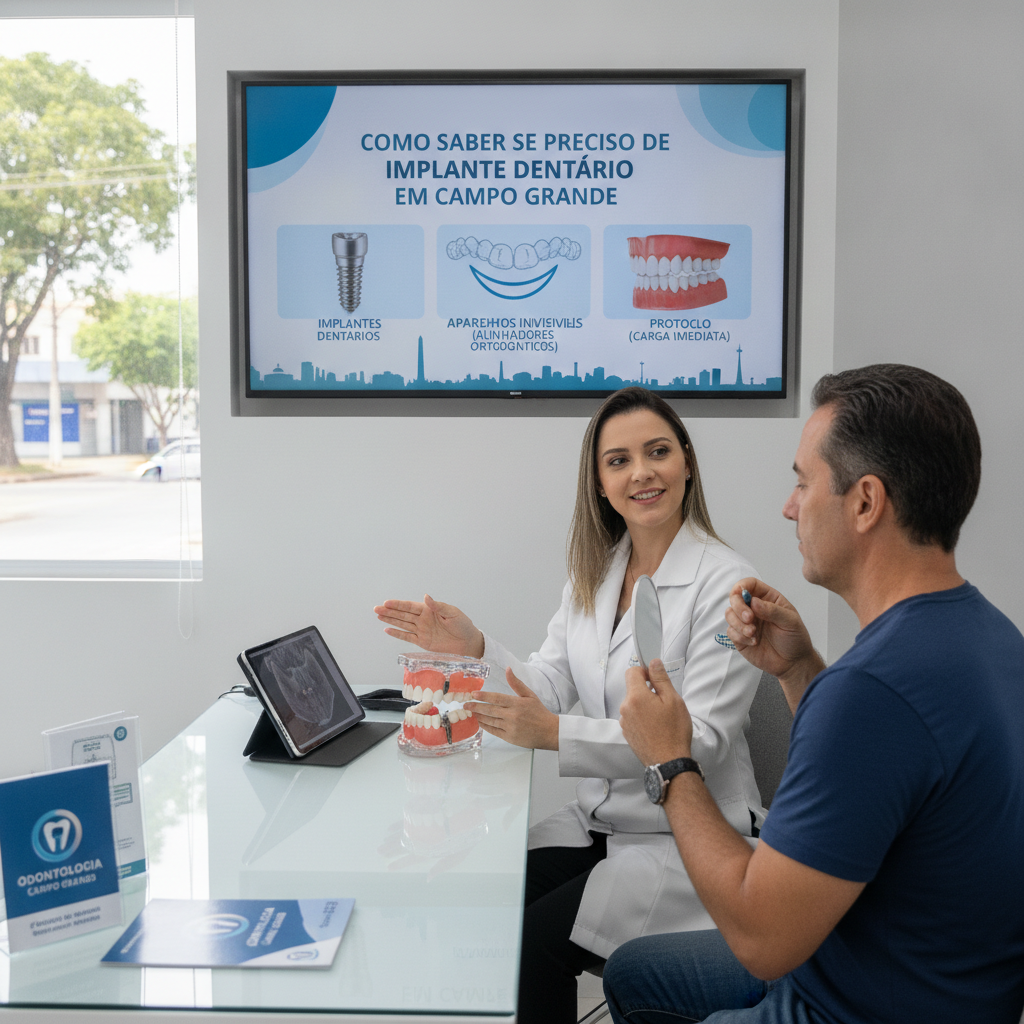 Como Saber se Preciso de Implante Dentário em Campo Grande