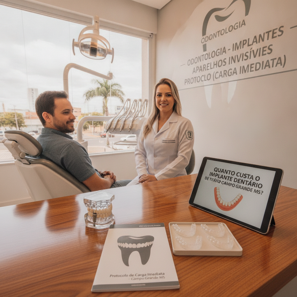 Implante Dentário de Titânio Vale a Pena em Campo Grande MS