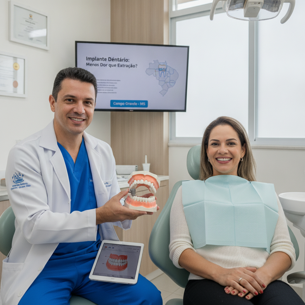 Implante Dentário Dói Muito? Guia Completo Campo Grande MS