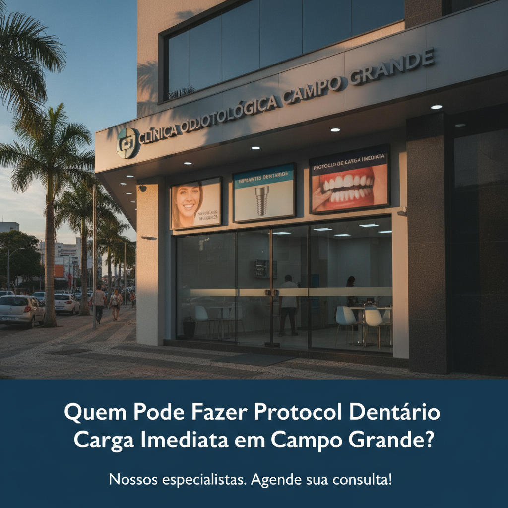 Quem Pode Fazer Protocolo Dentário Carga Imediata em Campo Grande